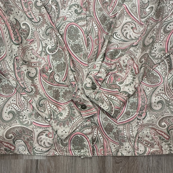Alfred Dunner Women's Paisley Button Up Jacket Size 24W Lined Long Sleeve - Picture 12 of 15
